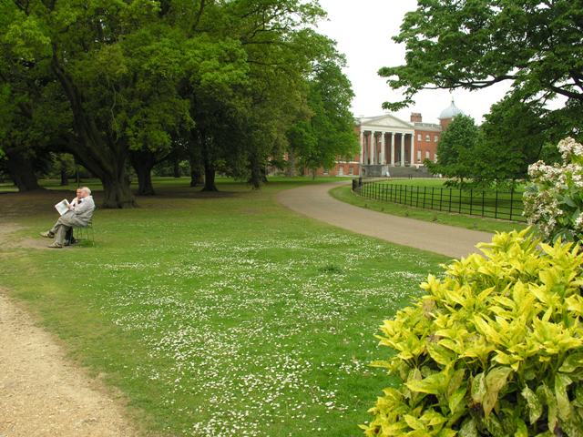 view of the house at Osterley House