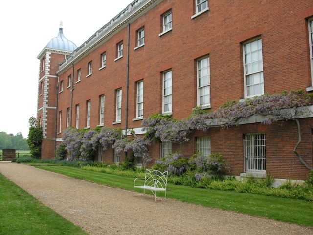 wisteria in bloom at National Trust property