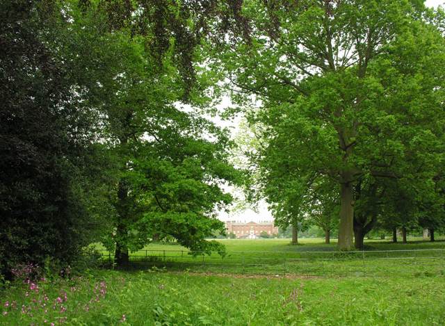 distant vista of Osterley House, middlesex